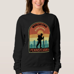 Worlds End State Park PA Retro Sweatshirt