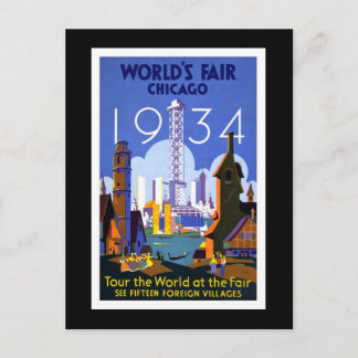 "World's Fair, Chicago 1934" Vintage Postcard