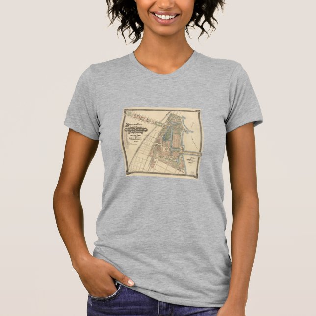 World's Fair Chicago Souvenir Map, 1893 T-Shirt (Front)
