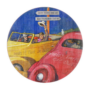 World's Fair or Bust Cutting Board