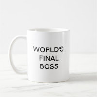 World's Final Boss Coffee Mug