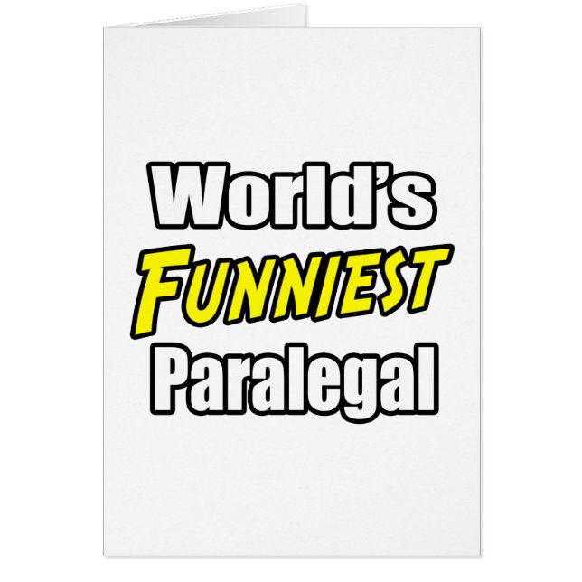 World's Funniest Paralegal (Front)