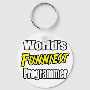 World's Funniest Programmer Key Ring