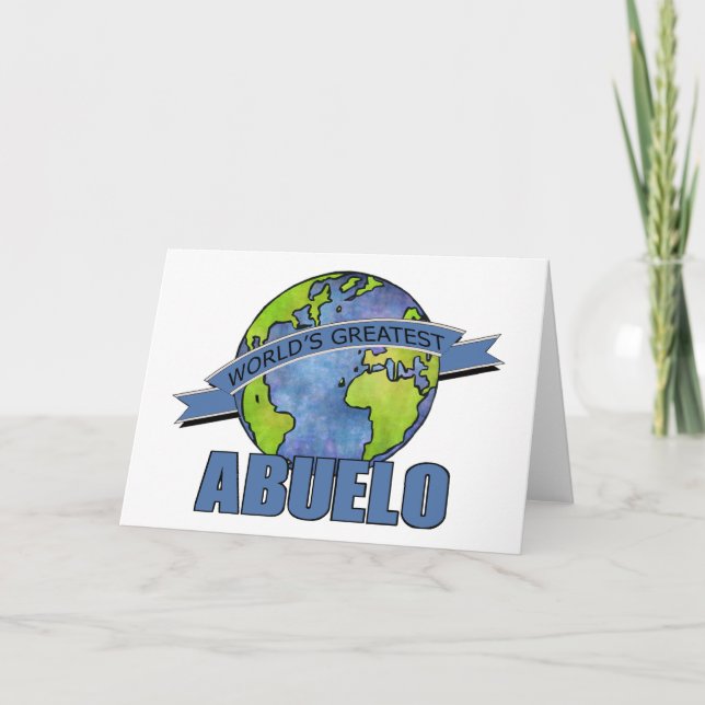 World's Greatest Abuelo Card (Front)