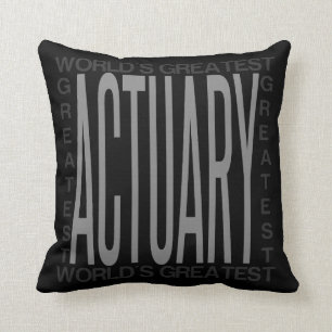 Worlds Greatest Actuary Cushion