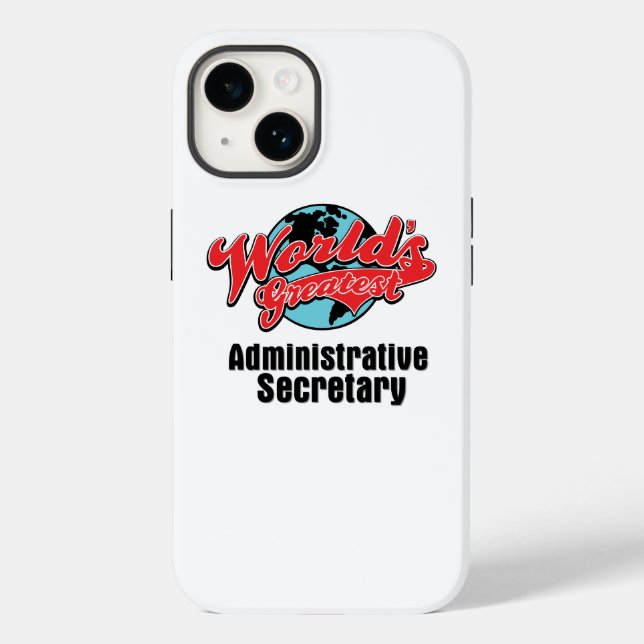 Worlds Greatest Administrative Secretary Case-Mate iPhone Case (Back)
