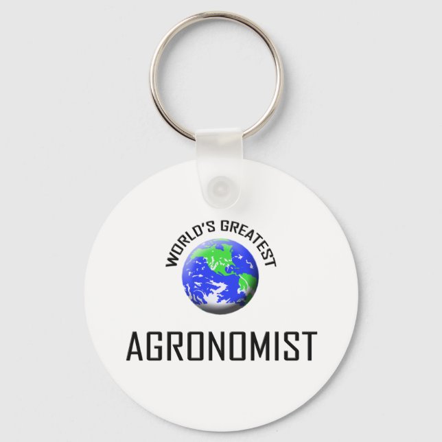 World's Greatest Agronomist Key Ring (Front)