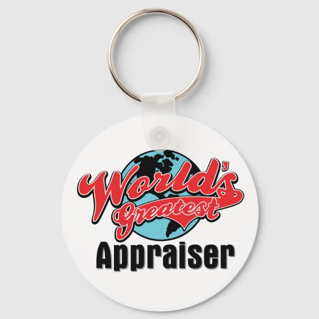 World's Greatest Appraiser Key Ring (Front)