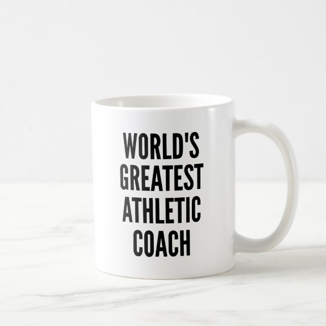 Worlds Greatest Athletic Coach Coffee Mug (Right)