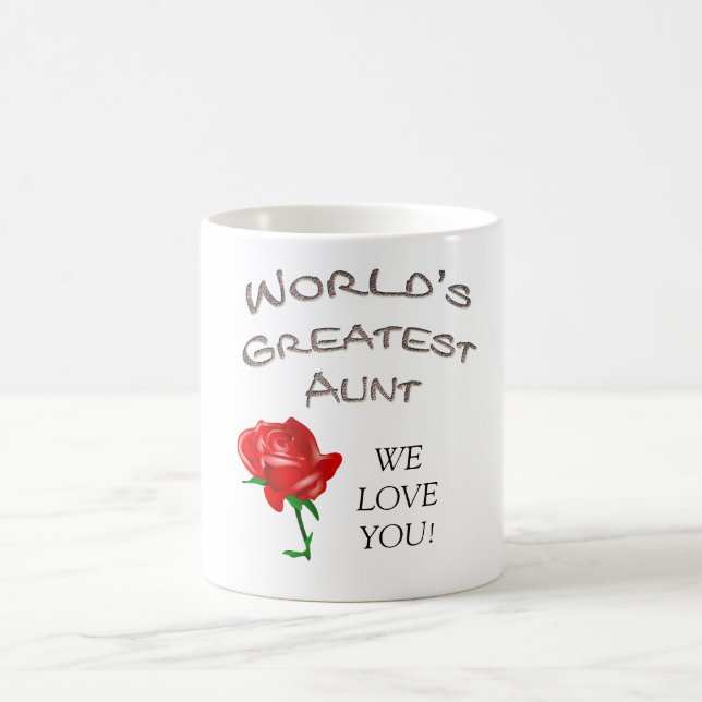 World's Greatest Aunt Coffee Mug (Center)