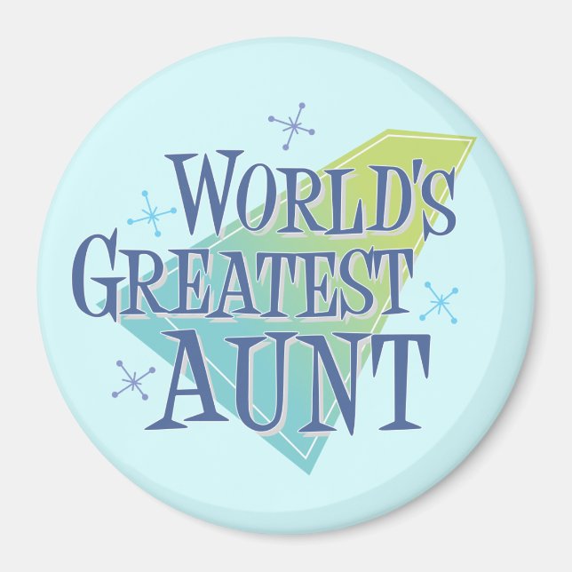 World's Greatest Aunt Magnet (Front)