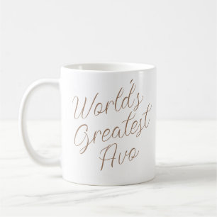 World's Greatest Avo Mug for Avocado Enthusiasts