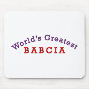 World's Greatest Babcia Mouse Pad