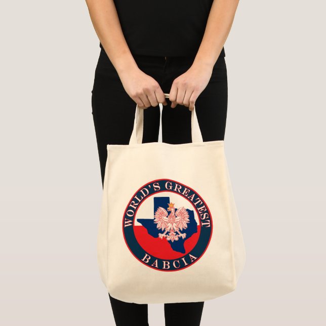 World's Greatest Babcia Tote Bag (Front (Product))