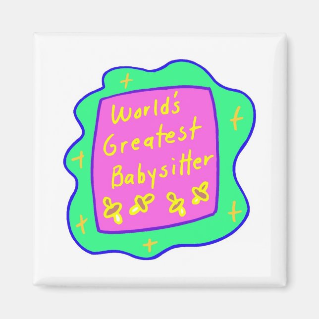 Worlds Greatest Babysitter 2 Magnet (Front)