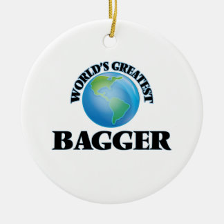 World's Greatest Bagger Ceramic Tree Decoration
