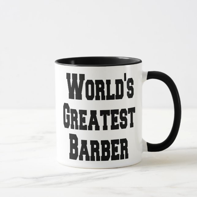 Worlds Greatest Barber Mug (Right)