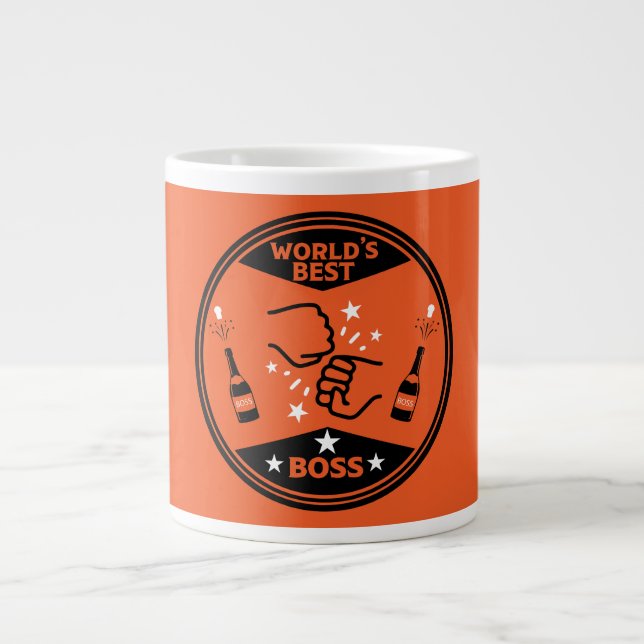 World's Greatest Best Boss Large Coffee Mug (Front)