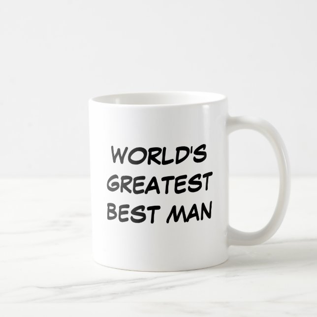 "World's Greatest Best Man"  Mug (Right)