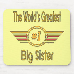 World's Greatest Big Sister Mouse Pad