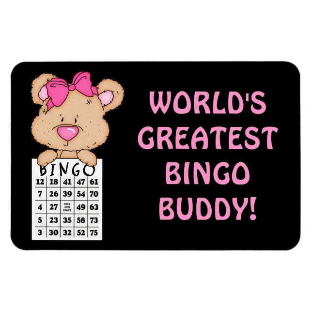 World's Greatest Bingo Buddy magnet (Horizontal)