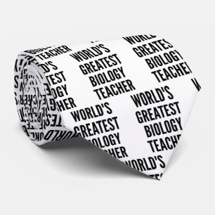 Worlds Greatest Biology Teacher Tie