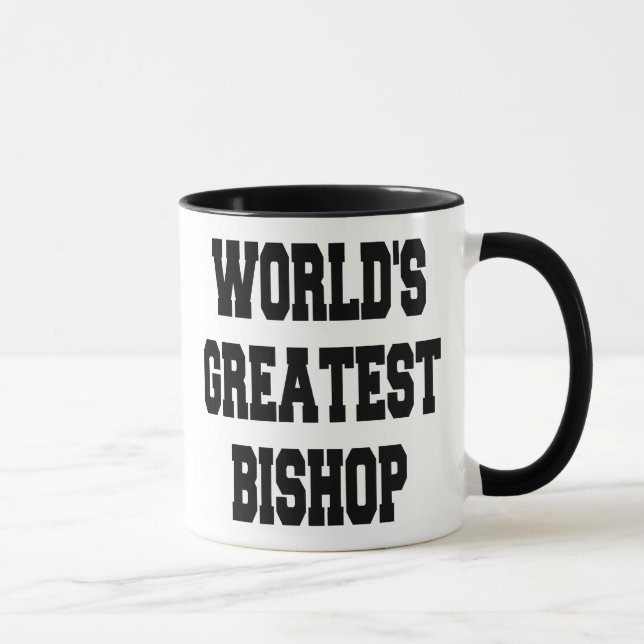 Worlds Greatest Bishop Mug (Right)