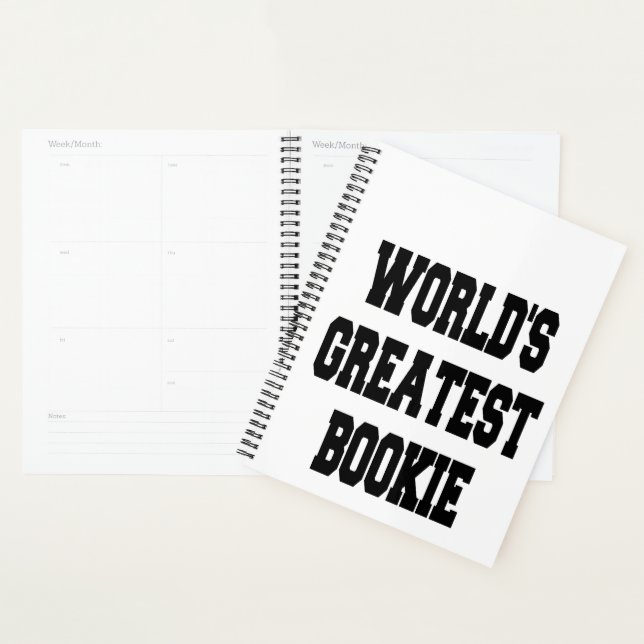 Worlds Greatest Bookie Planner (Display)