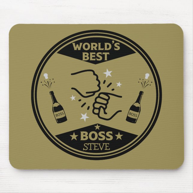 World's Greatest Boss Mouse Pad (Front)