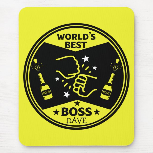 World's Greatest Boss Mouse Pad (Front)