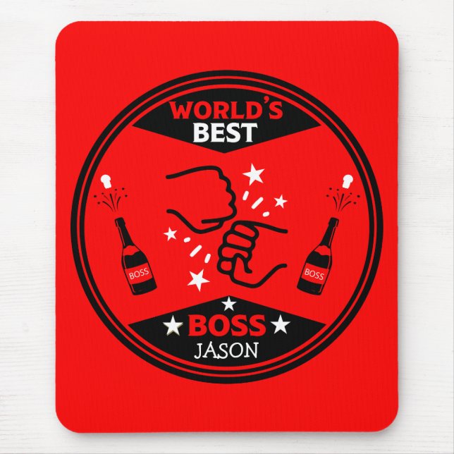 World's Greatest Boss Mouse Pad (Front)