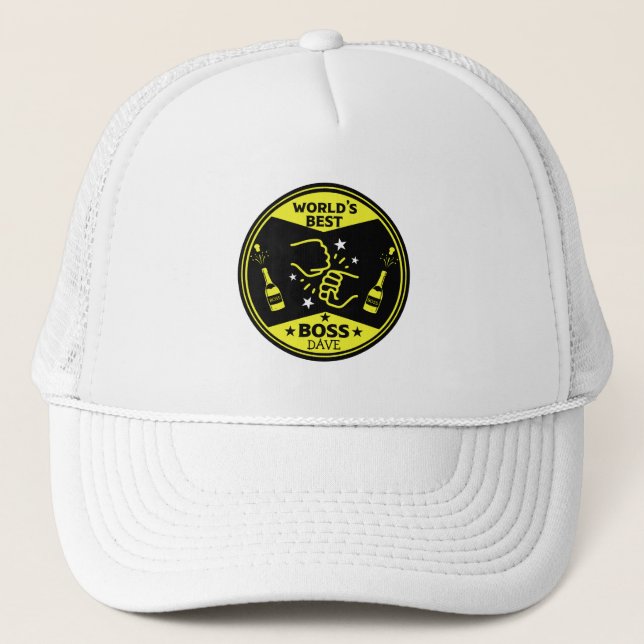 World's Greatest Boss Trucker Hat (Front)