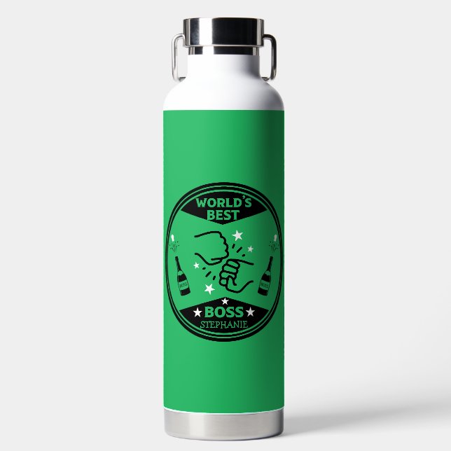 World's Greatest Boss Water Bottle (Front)