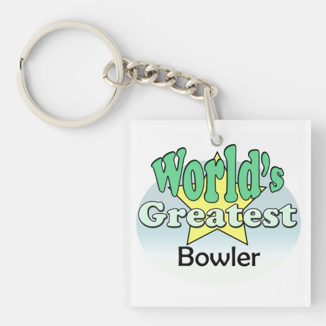 World's Greatest Bowler Key Ring (Front)