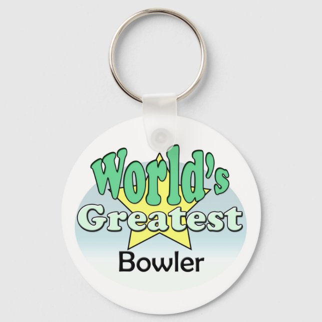 World's Greatest Bowler Key Ring (Front)