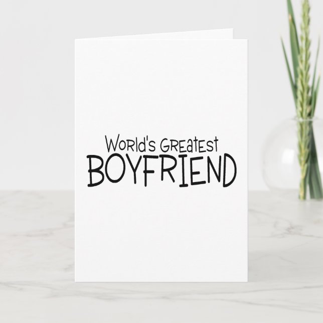 Worlds Greatest Boyfriend Card (Front)