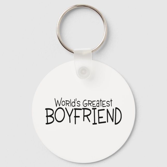 Worlds Greatest Boyfriend Key Ring (Front)