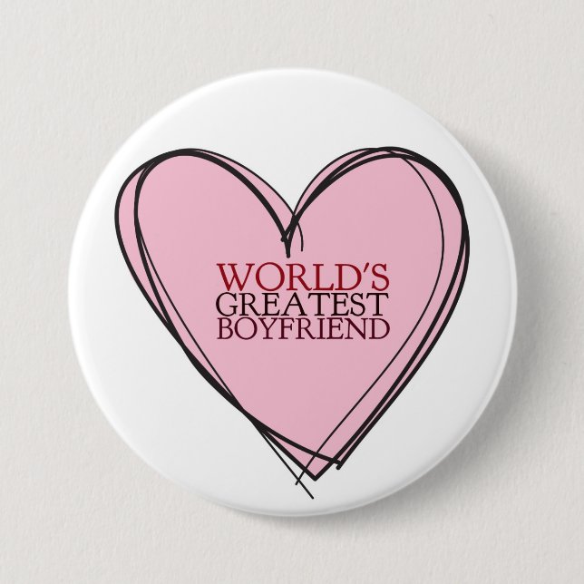 World's Greatest Boyfriend Pin (Front)