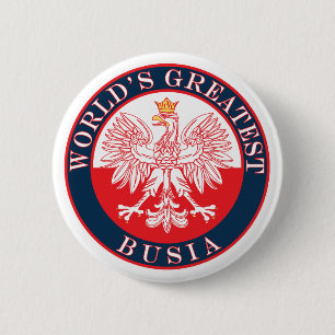 World's Greatest Busia 6 Cm Round Badge