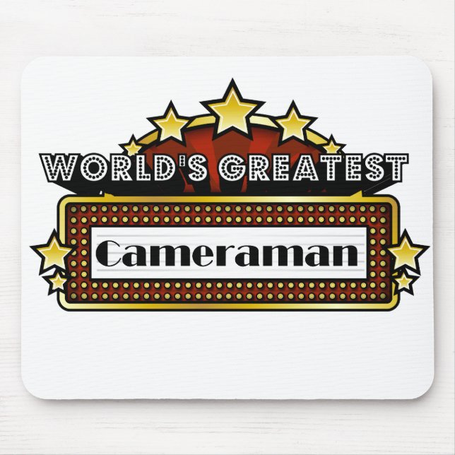 World's Greatest Cameraman Mouse Pad (Front)
