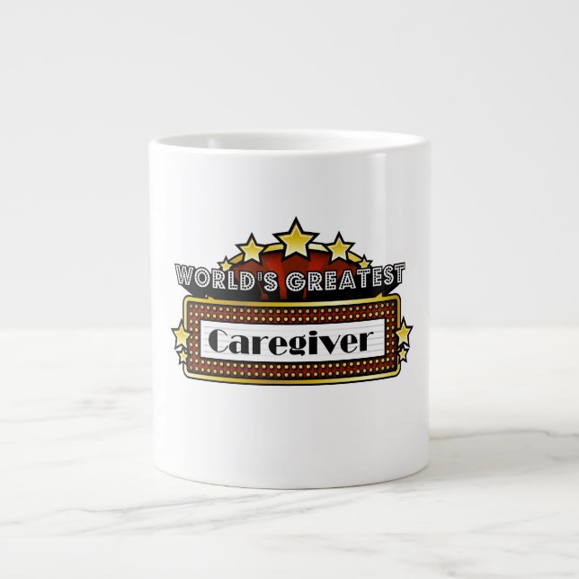 World's Greatest Caregiver Large Coffee Mug (Front)