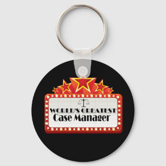 World's Greatest Case Manager Key Ring