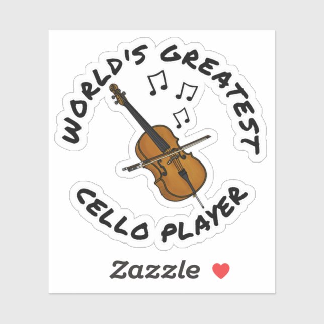 World's Greatest Cello Player, Cellist Funny (Sheet)
