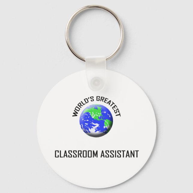 World's Greatest Classroom Assistant Key Ring (Front)