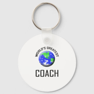World's Greatest Coach Key Ring