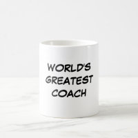 "World's Greatest Coach" Mug