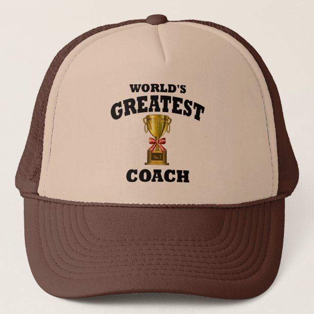World's Greatest Coach Trucker Hat (Front)