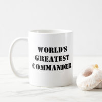 "World's Greatest Commander" Mug