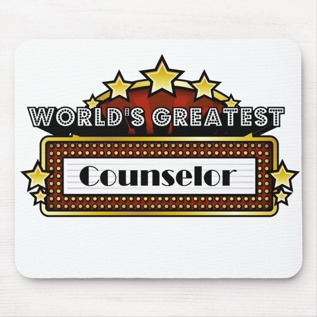 World's Greatest Counsellor Mouse Pad (Front)