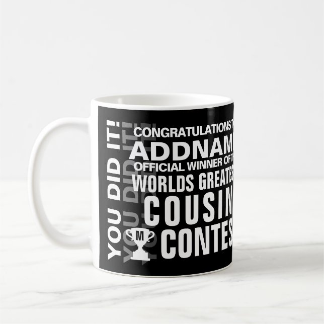 Worlds Greatest Cousin Coffee Mug (Left)